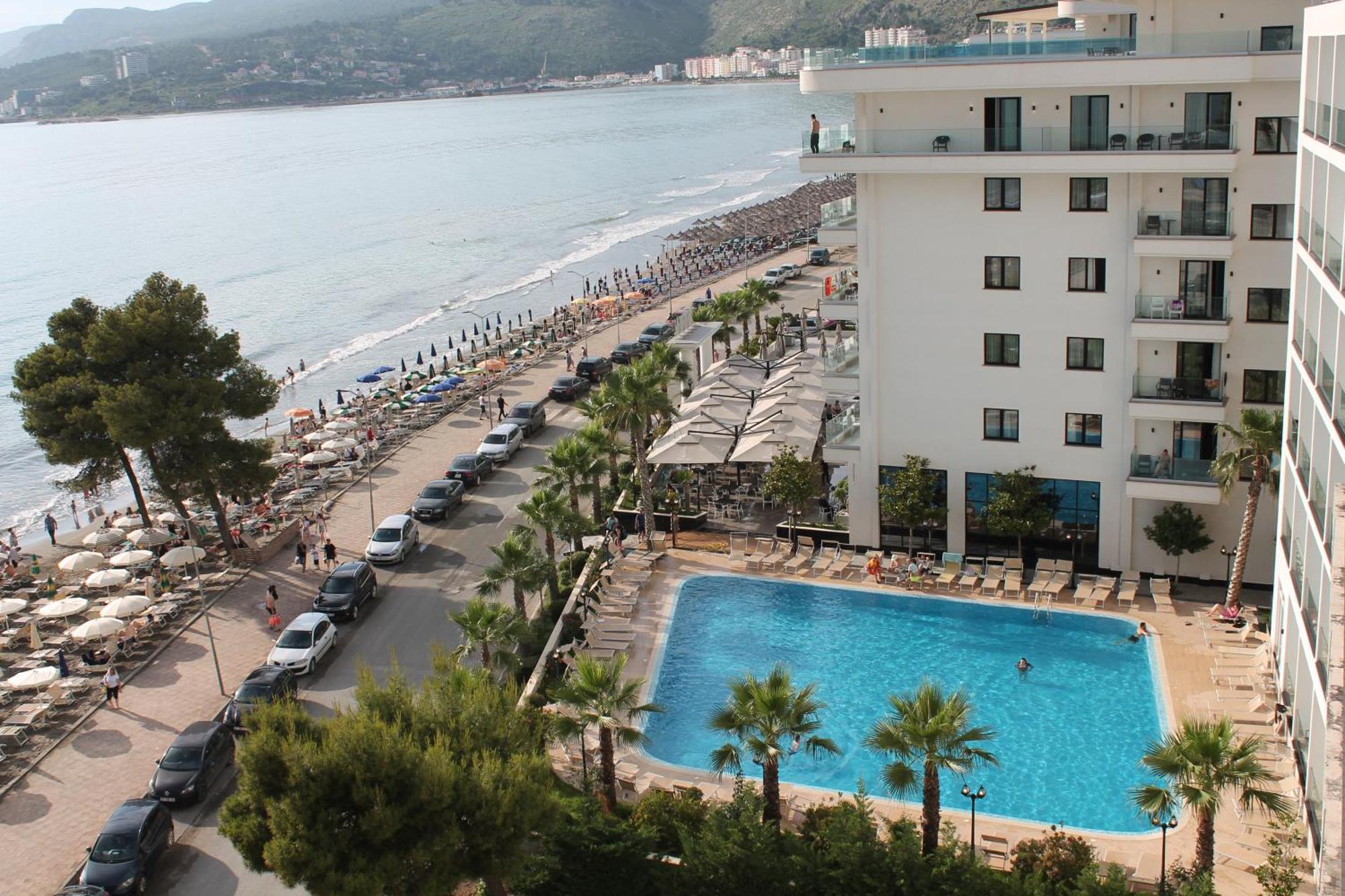 Blue Apartments & Hotel Shëngjin Exteriér fotografie